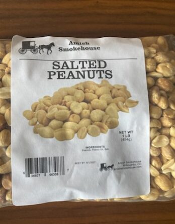 Amish Smokehouse Salted Peanuts- 1 lb Bag