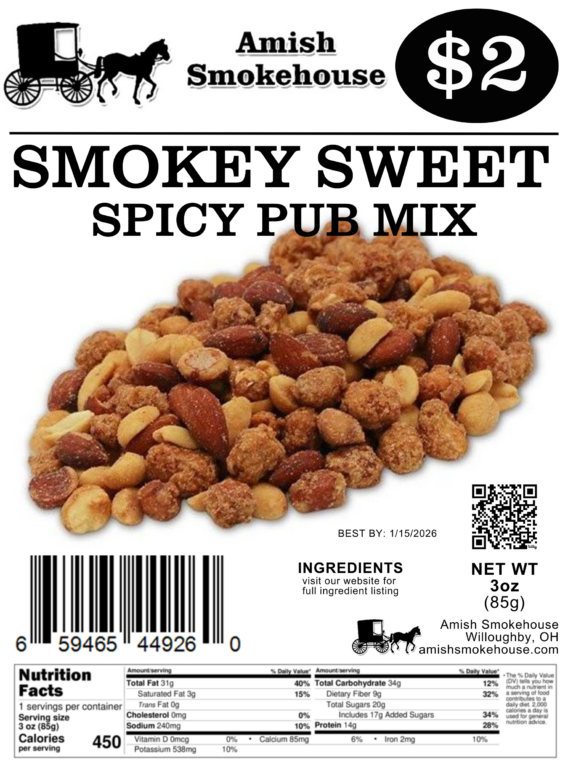 Amish Smokehouse Smokey Sweet Pub Mix (6-Pack) - Image 2